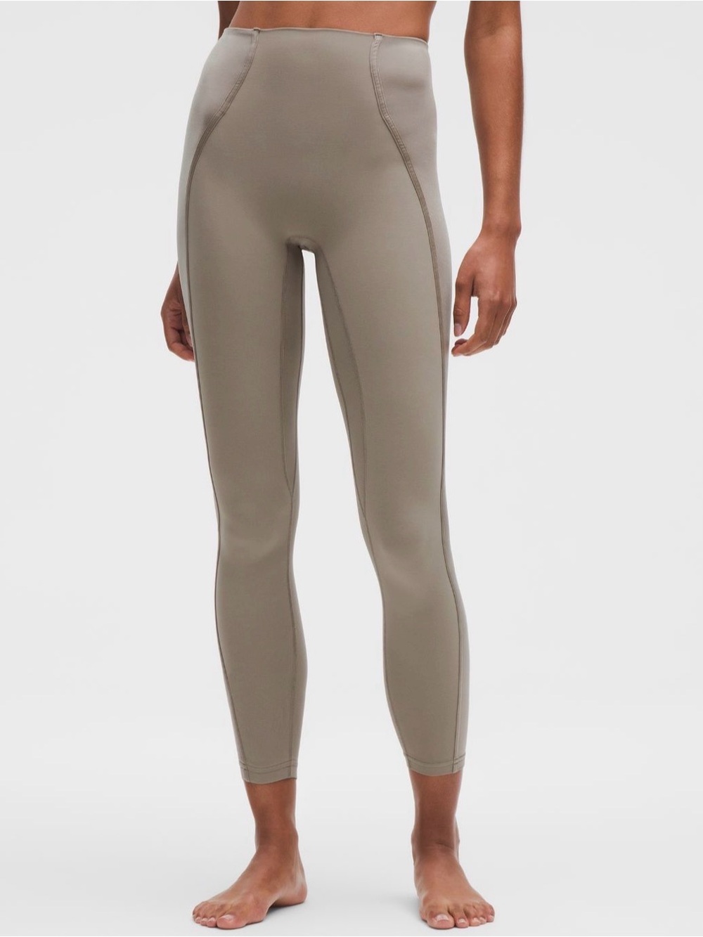 lululemon | Align No Line High-Rise Satin Pant 25” | Warm Ash Grey